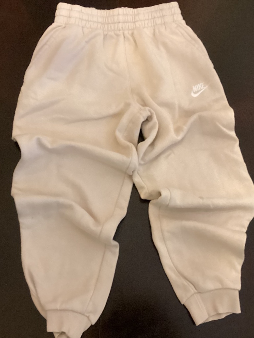 Nike sweatpants tan large